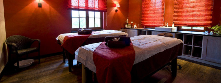 Wellnessbereich im Bädergarten