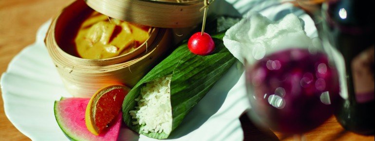 Internationale Gerichte und leckere Kleinigkeiten im Restaurant Palm Garden