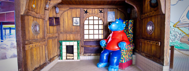Für die kleinen Gäste ist der Käpt'n Blaubär Spiel- und Planschbereich etwas ganz besonderes im Badlantic.