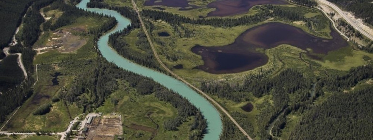 Die Anlage liegt nur 4 km außerhalb von Banff