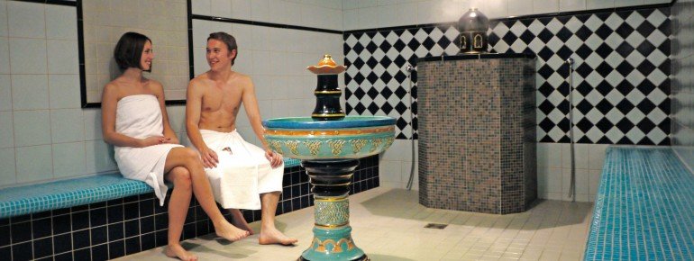 Entspannung pur bietet das orientalische Dampfbad.