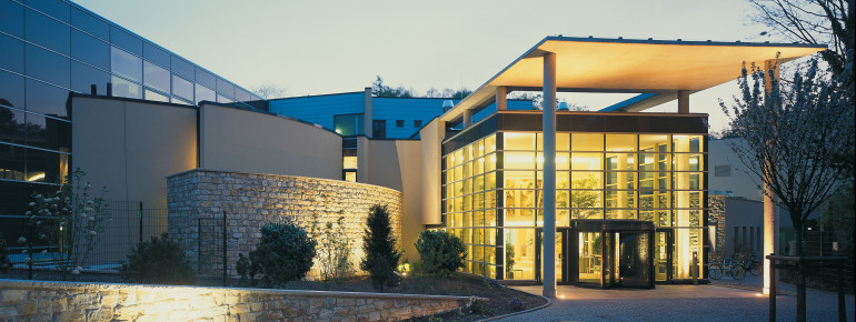 Eingangsbereich der Carolus Thermen