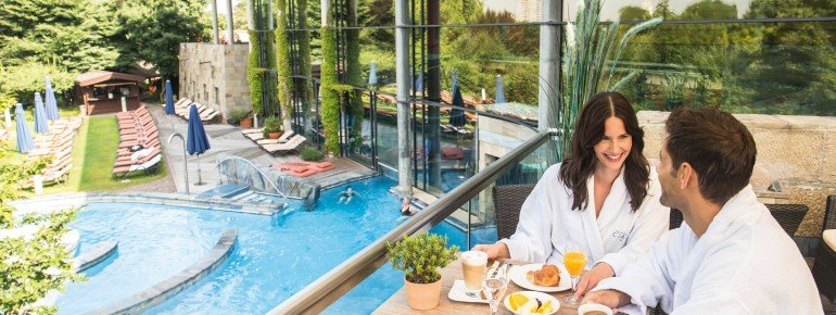 Frühstück auf der Terrasse