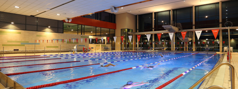 Auch ein Sportbecken gibt es.