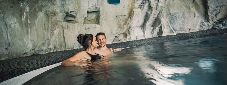 Entspannung in den Thermal-Whirlpools