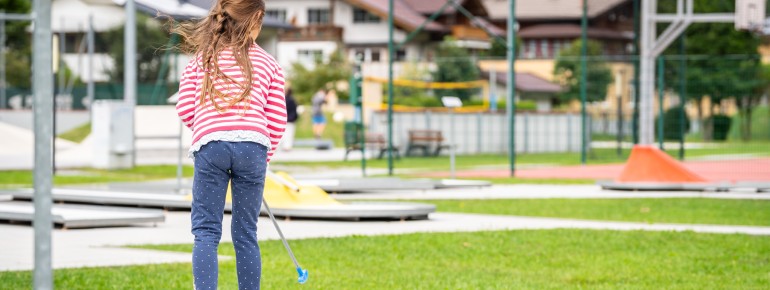 Minigolf spielen