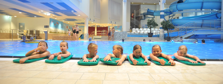 In der Grömitzer Welle werden auch verschiedene Kurse angeboten.