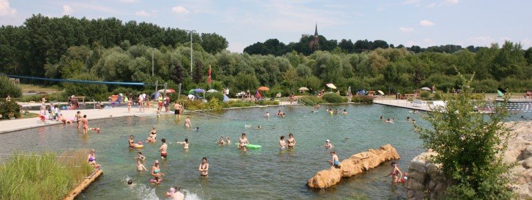 Große und kleine Besucher kommen im Inselbad auf ihre Kosten