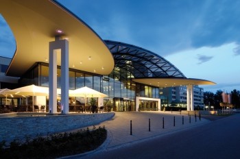 Eingangsbereich der Johannesbad-Therme Bad Füssing