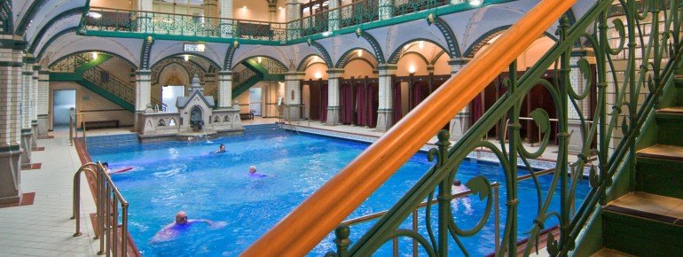 Das Bad wurde Ende des 19. Jahrhunderts gebaut.