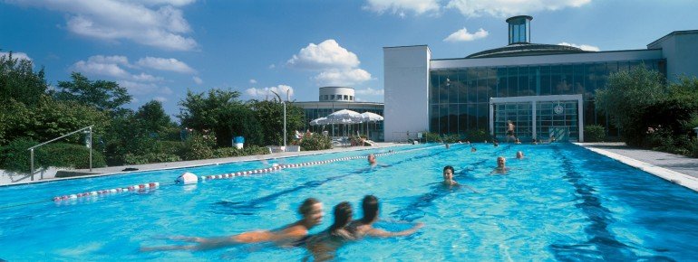 Außenbereich der Kaiser Therme