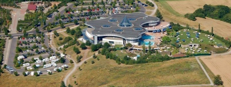 Die Therme aus der Luft gesehen