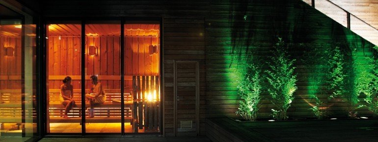 Auch Saunafreunde kommen im Liquidrom nicht zu kurz