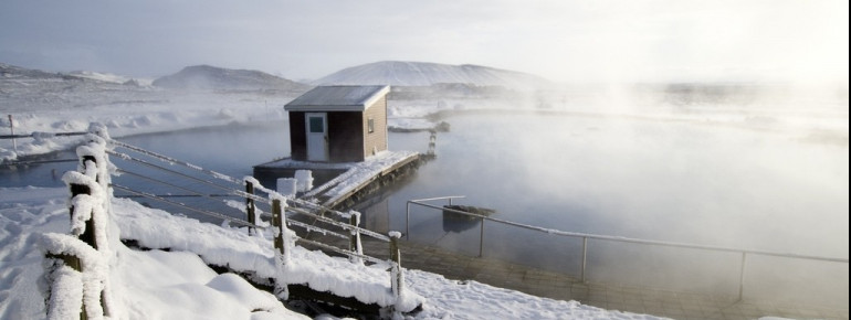 Das Myvatn Nature Baths im Winter