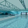 Im 25-Meter-Becken mit acht Bahnen kommen Sportler voll auf ihre Kosten.