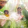 Im "Aqua'Splash" sorgen Wasserspiele und Rutschen für spritzigen Spaß.