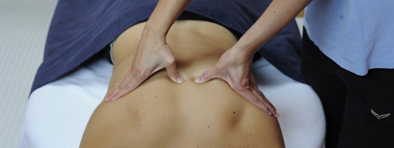 Erholung bei einer Massage