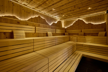 Jede Sauna in der Therme verfügt über ein einzigartiges Ambiente.