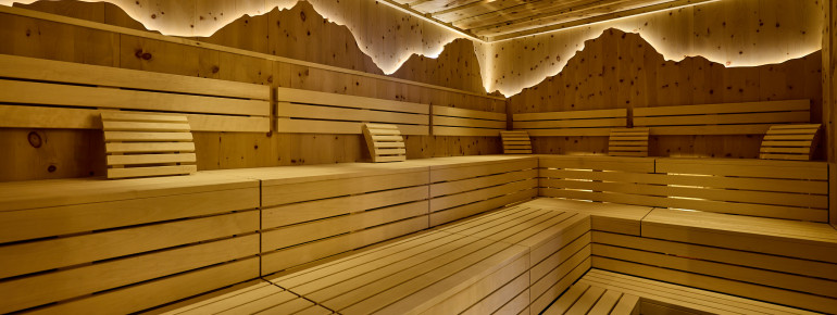 Jede Sauna in der Therme verfügt über ein einzigartiges Ambiente.