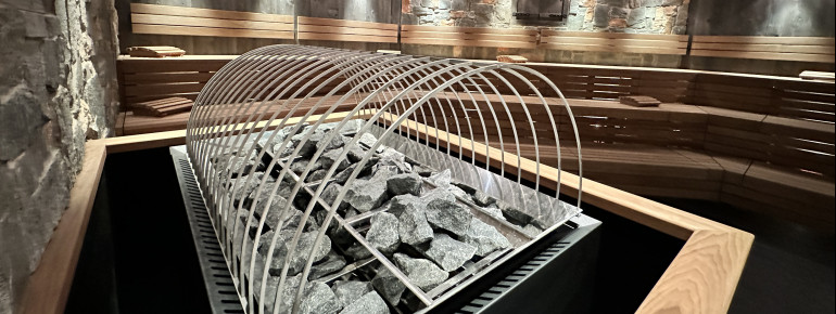 Die Zollhüttensauna ist eine von fünf Saunen in der Silvretta Therme.