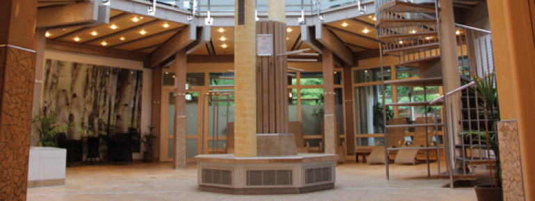 In der Saunalandschaft warten innen 4 verschiedene Saunen.