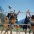 Volleyballfeld im Strandbad Klosters