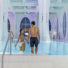 In Bad Ragaz kannst du in eine Vielzahl beheizter Themenbecken einsteigen.