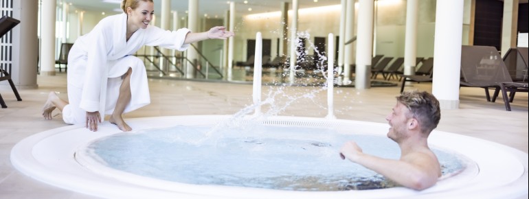 Auch ein Whirlpool darf nicht fehlen.