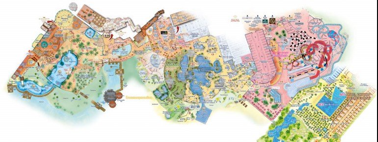 Übersichtsplan der Therme Erding