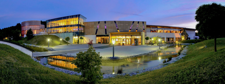 Der Eingangsbereich zur Therme.