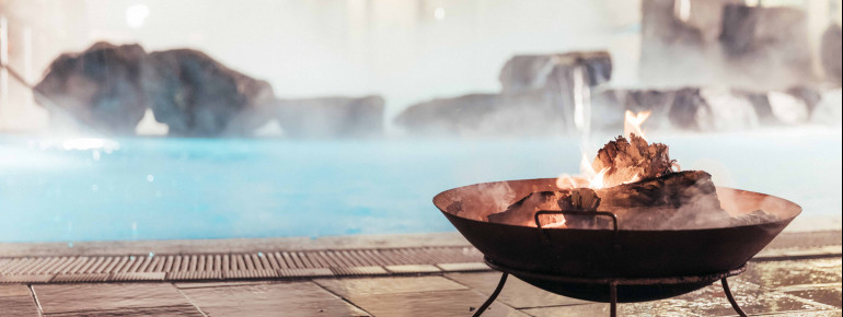 In den verschiedenen Becken die Seele baumeln lassen.