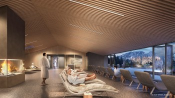 Nach dem Genuss der verschiedenen Wellness-Angebote kann man in den unterschiedlichen Ruheräumen entspannen.