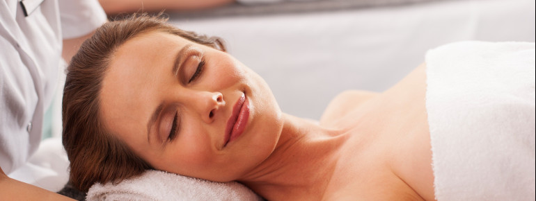 Entspannen bei einer Massage