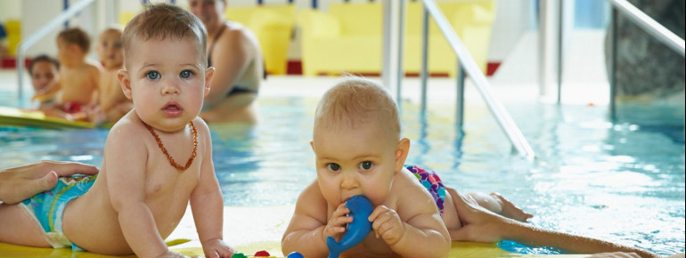 Im Babybecken fühlen sich die kleinsten Gäste besonders wohl.