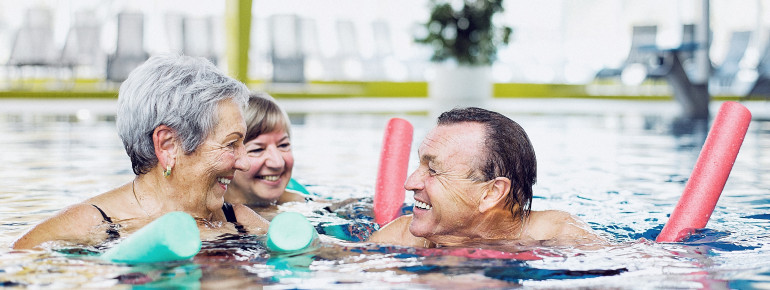 Das Val Blu bietet auch Aqua-Fitness an.