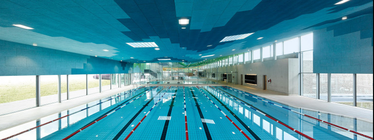 Das Sportbecken der Wasserwelt