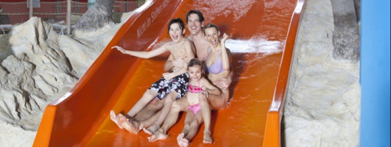 Spaß für Groß und Klein auf der Familienrutsche