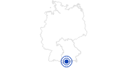 Badesee/Strand Pflegersee in der Zugspitz-Region: Position auf der Karte