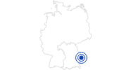Badesee/Strand Eginger See im Passauer Land: Position auf der Karte
