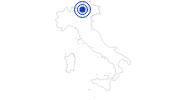 Badesee/Strand Molveno See - Lago di Molveno in Brenta Dolomiten - Paganella: Position auf der Karte