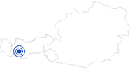 Badesee/Strand Badesee Ried im Oberinntal im Tiroler Oberland: Position auf der Karte