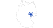 Badesee/Strand Cospudener See Sächsisches Burgen- und Heideland: Position auf der Karte