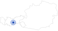 Badesee/Strand Gesundheitssee Milders in Stubai: Position auf der Karte