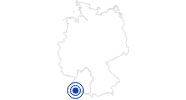 Badesee/Strand Titisee im Schwarzwald im Schwarzwald: Position auf der Karte