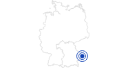 Badesee/Strand Stausee Riedelsbach Bayerischer Wald: Position auf der Karte