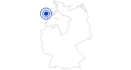 Badesee/Strand Badestrand Juist in Ostfriesland: Position auf der Karte
