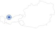 Badesee/Strand Heiterwanger See in der Tiroler Zugspitz Arena: Position auf der Karte