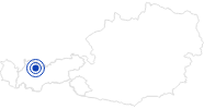 Badesee/Strand Mittersee in der Tiroler Zugspitz Arena: Position auf der Karte