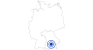 Badesee/Strand Mallertshofer See Oberschleißheim im Münchner Umland: Position auf der Karte