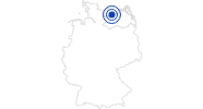 Badesee/Strand Ostseebad Rerik an der Ostseeküste Mecklenburg: Position auf der Karte